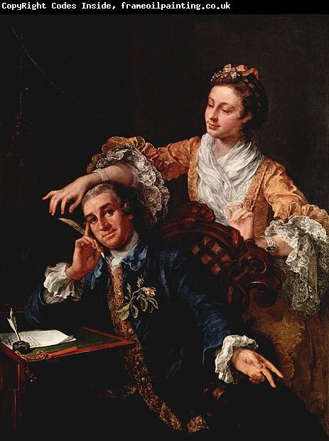 William Hogarth David Garrick with His Wife